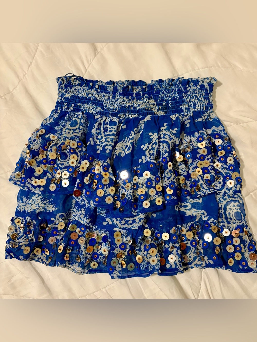 Ramy Brook Sequin Mini Skirt-XS